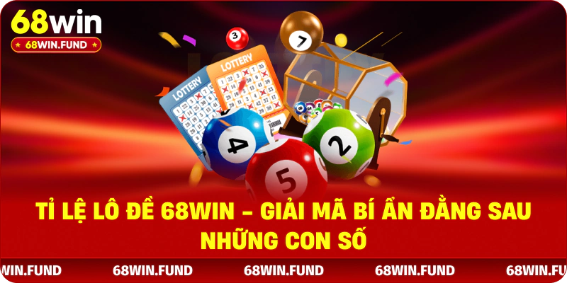 Tỉ Lệ Lô Đề 68WIN - Giải Mã Bí Ẩn Đằng Sau Những Con Số